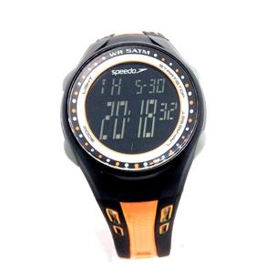 Relógio Speedo Digital Esportivo Preto Laranja 60035G0Etdp1
