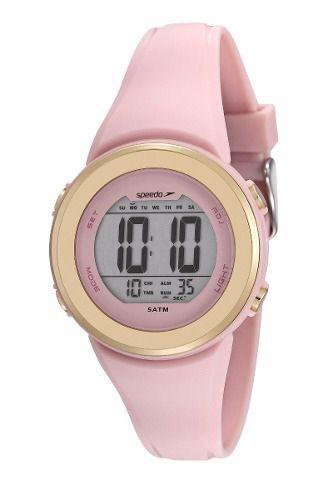 Relogio Speedo Feminino Digital Pequeno Rosa 81152l0evnp3