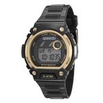 Relógio Speedo Feminino Digital Preto e Dourado 81133l0evnp1