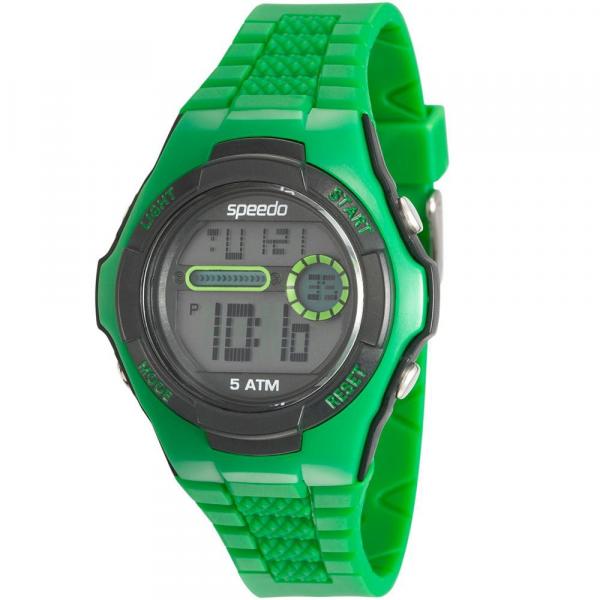 Relógio Speedo Infantil Verde 81121G0EVNP5 Digital 5 Atm Acrílico Tamanho Médio