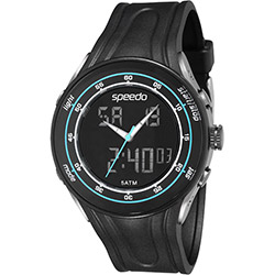 Relógio Speedo Masculino Esportivo Anadigi Preto 18014G0ETNP1