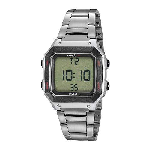 Relógio Speedo Masculino Ref: 11022g0evny2 Digital Prateado