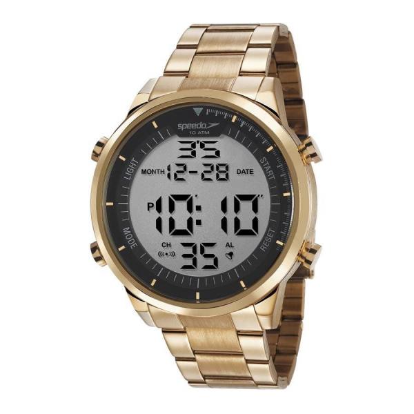 Relógio Speedo Masculino Ref: 15001gpevds1 Big Case Dourado