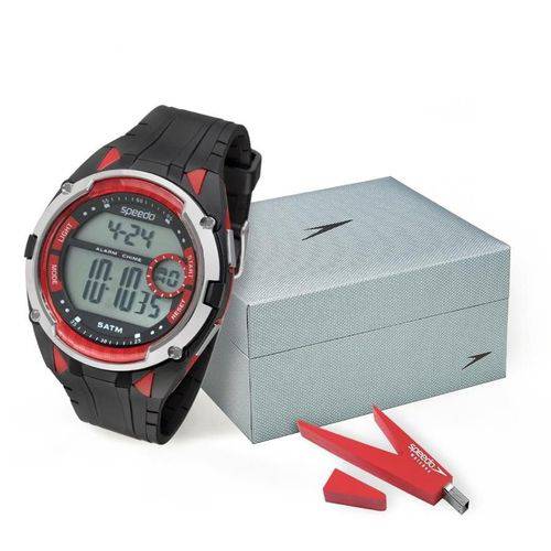 Relógio Speedo Masculino Ref: 81148g0evnp1 Esportivo Digital + Pen Drive