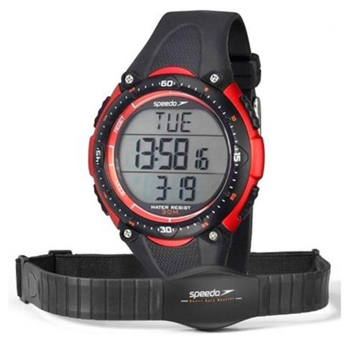 Relógio Speedo Monitor Cardíaco Vermelho 80565G0epnp1