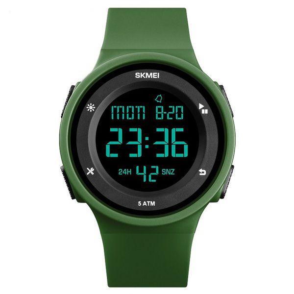 Relógio Sport Skmei Digital 1445 Prova D'água Verde Militar