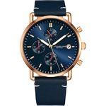 Relogio Stuhrling Original Homem/Masculino Luxo Couro Data Estilo Minimalista 38 mim Presente