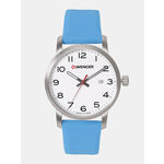 Relógio Suíço Wenger Avenue pulseira de silicone Azul 01.1641.109