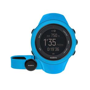 Relógio Suunto Ambit3 Sport Blue Hr com Cinta para Monitoramento Cardíaco e Gps Esportivo