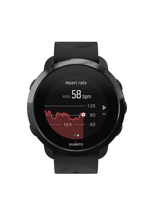 Relógio SUUNTO 3 Fitness All Black Wrist HR Preto