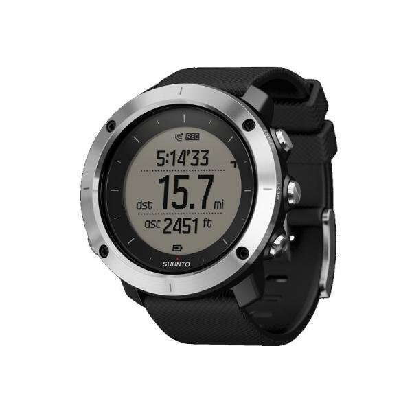 Relógio Suunto Traverse Black com Monitor Cardíaco e GPS Esportivo