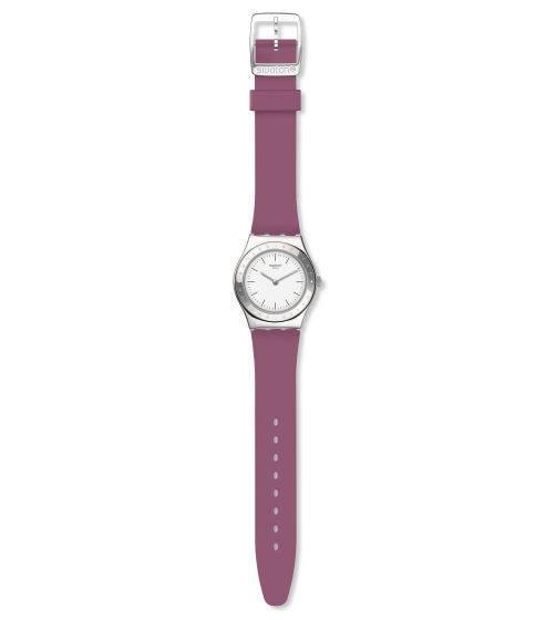 Relógio Swatch Girl Dream Yls204 Silicone Vinho Original