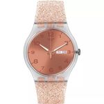 Relógio Swatch Pink Glistar Suok703
