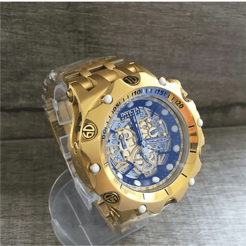 Relógio T3 Invicta Venom Hybrid Skeleton Dourado !!