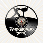 Relógio Taekwondo Lutas Artes Marciais Esportes Vinil LP