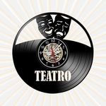 Relógio Teatro Profissões Ator Atriz Artes Cênicas Vinil LP