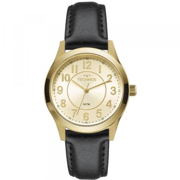 Relógio Technos Boutique Dourado Couro 2035mjf/2x