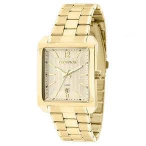 Relógio Technos Classic Steel Analógico Dourado Masculino 2115KOB/1D