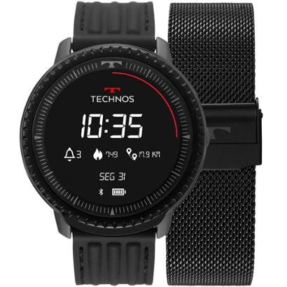 Relógio Technos Connect ID Smartwatch L5AA/1P 48mm Aço Masculino