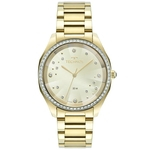 Relógio Technos Crystal Feminino Dourado 2036MMG/1X