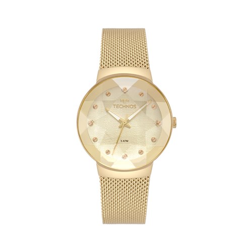 Relógio Technos Crystal Feminino Dourado Analógico 2035Mpw/4X