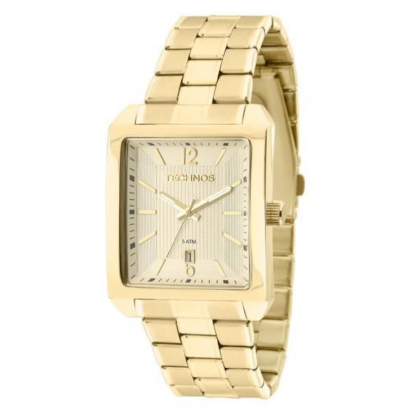 Relógio Technos Dourado Clássico Steel Dourado 2115kob/1d