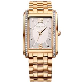 Relogio Technos Dourado Elegance Swarovski 2035FFM/4K