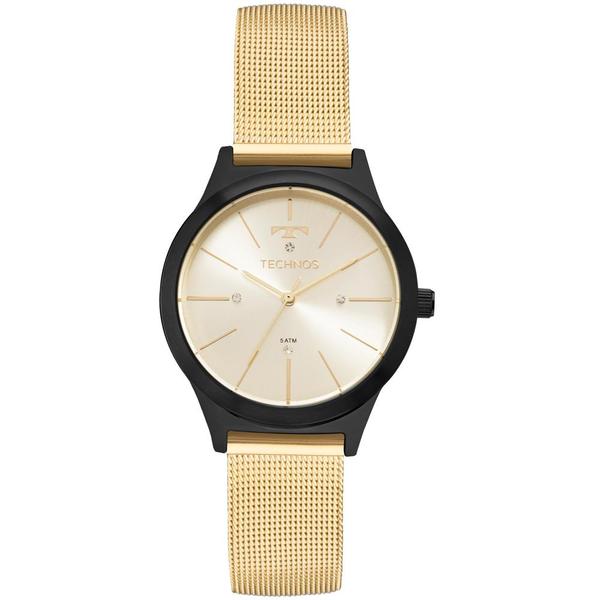 Relógio Technos Dourado Feminino 2039bq/4x