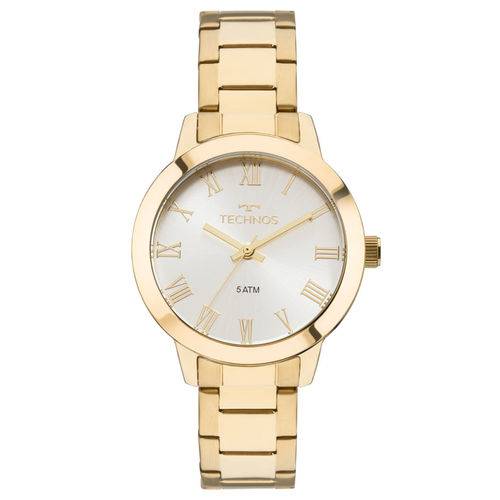 Relógio Technos Dourado Feminino Elegance 2035mku/4k