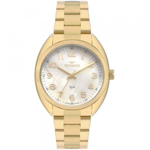 Relógio Technos Dourado Feminino Elegance 2036MLA/4X