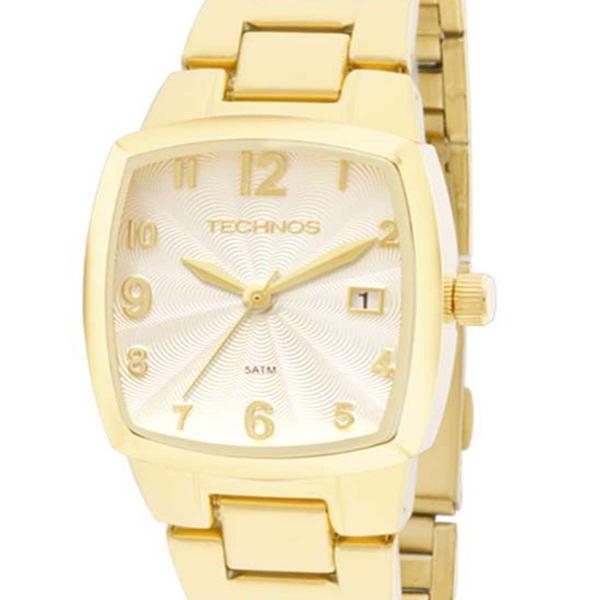 Relógio Technos Dourado Feminino Elegance Boutique 2015CAF/4K