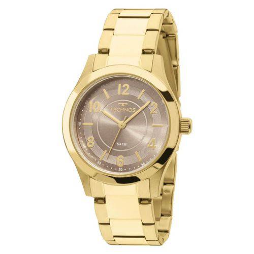 Relógio Technos Dourado Feminino Elegance Boutique Analógico 2035mft/4m