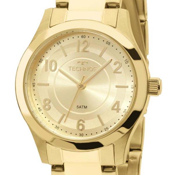 Relógio Technos Dourado Feminino Elegance Boutique 2035MFT/4X