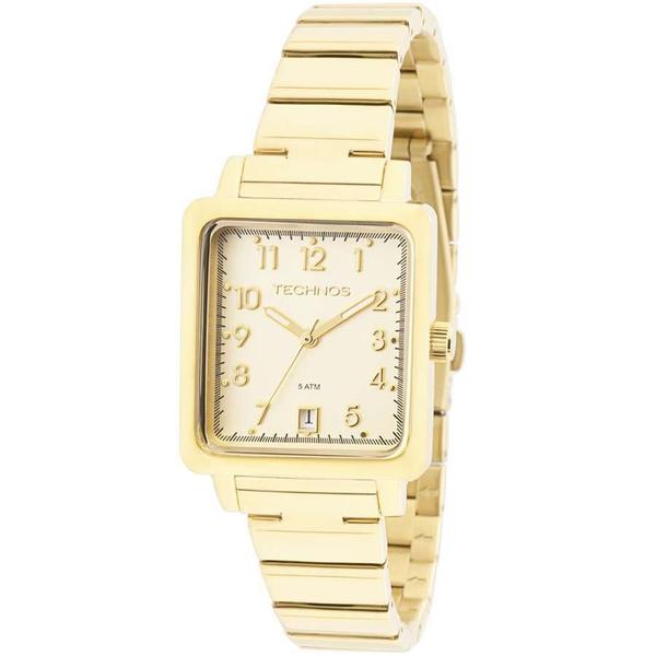 Relógio Technos Dourado Feminino Elegance Boutique 2115kpj/4d