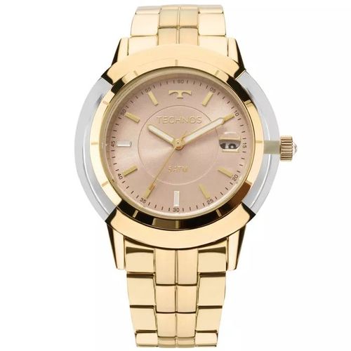 Relógio Technos Dourado Feminino Elegance Crystal 2317AB/4T