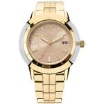 Relógio Technos Dourado Feminino Elegance Crystal Analógico 2317ab/4t