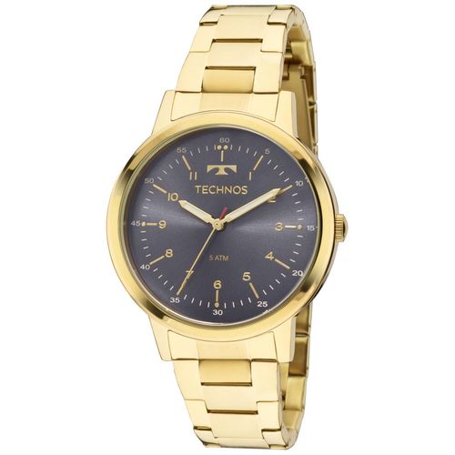 Relógio Technos Dourado Feminino Elegance Dress Analógico 2035mfn/4a