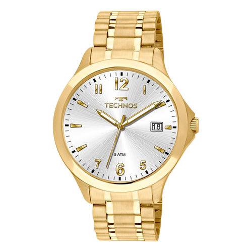 Relógio Technos Dourado Masculino Classic Steel 1S13CJ/4K