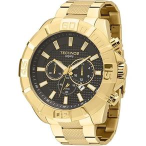 Relógio Technos Dourado Masculino Cronógrafo Js25aw/4p