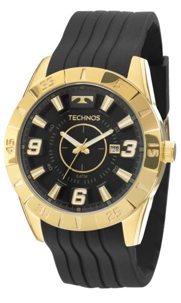 Relógio Technos Dourado Masculino Performance Racer 2115KZA/8P