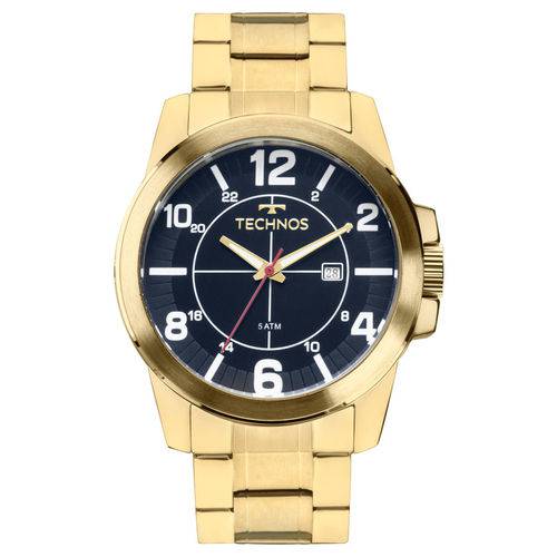 Relógio Technos Dourado Masculino Performance Racer 2115MGS/4A