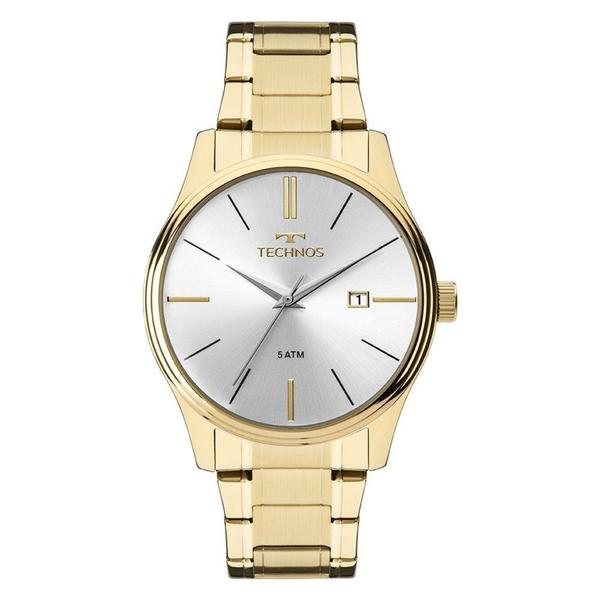 Relógio Technos Dourado Masculino Steel Dourado 2115MPN4K