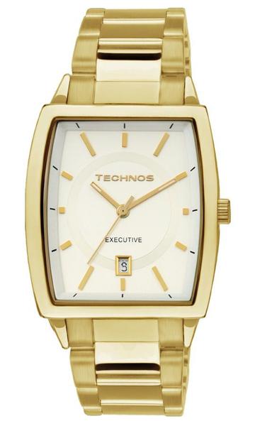 Relogio Technos Dourado Quadrado 2115SF4K