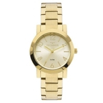 Relógio Technos Elegance-Boutique 2035MLN/4X feminino dourado mostrador dourado