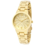 Relógio Technos Elegance Boutique 2115KPK/4D feminino dourado mostrador dourado