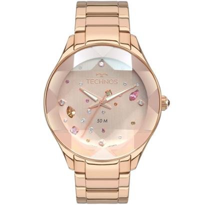 Relógio Technos Elegance Crystal 2039CA/4T 41mm Aço Feminino