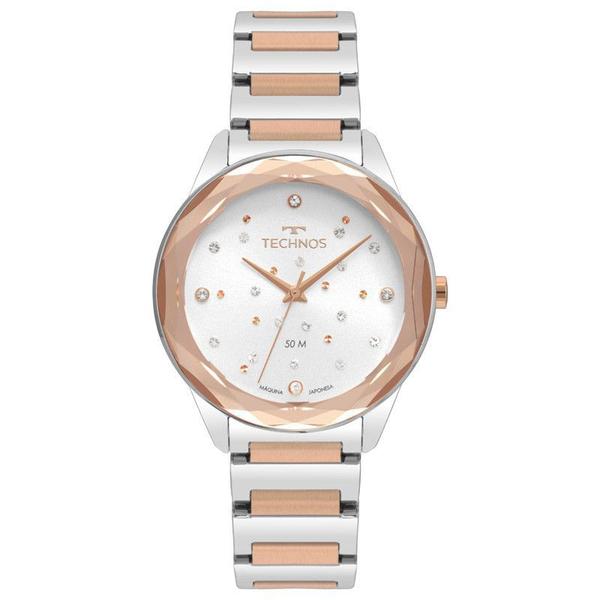 Relógio Technos Elegance Crystal Swarovski Feminino 2036MKI/4C