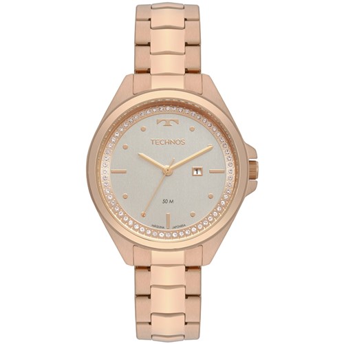 RelÃ³gio Technos Elegance Feminino 2015CBW4K RosÃ© - Dourado - Dafiti