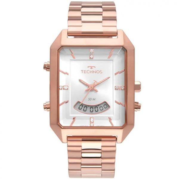 Relógio Technos Elegance Trend AnaDigi Rose Feminino T200AH/4K