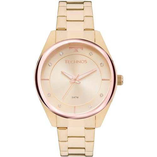 RelÃ³gio Technos Fashion Feminino 2035MKW4X Dourado - Dourado - Dafiti